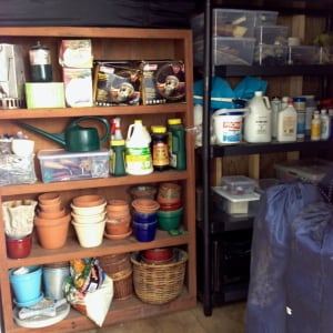 Oak Forest home organizing services - shed after