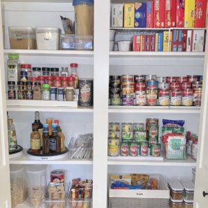 Houston home organizing services - pantry organized