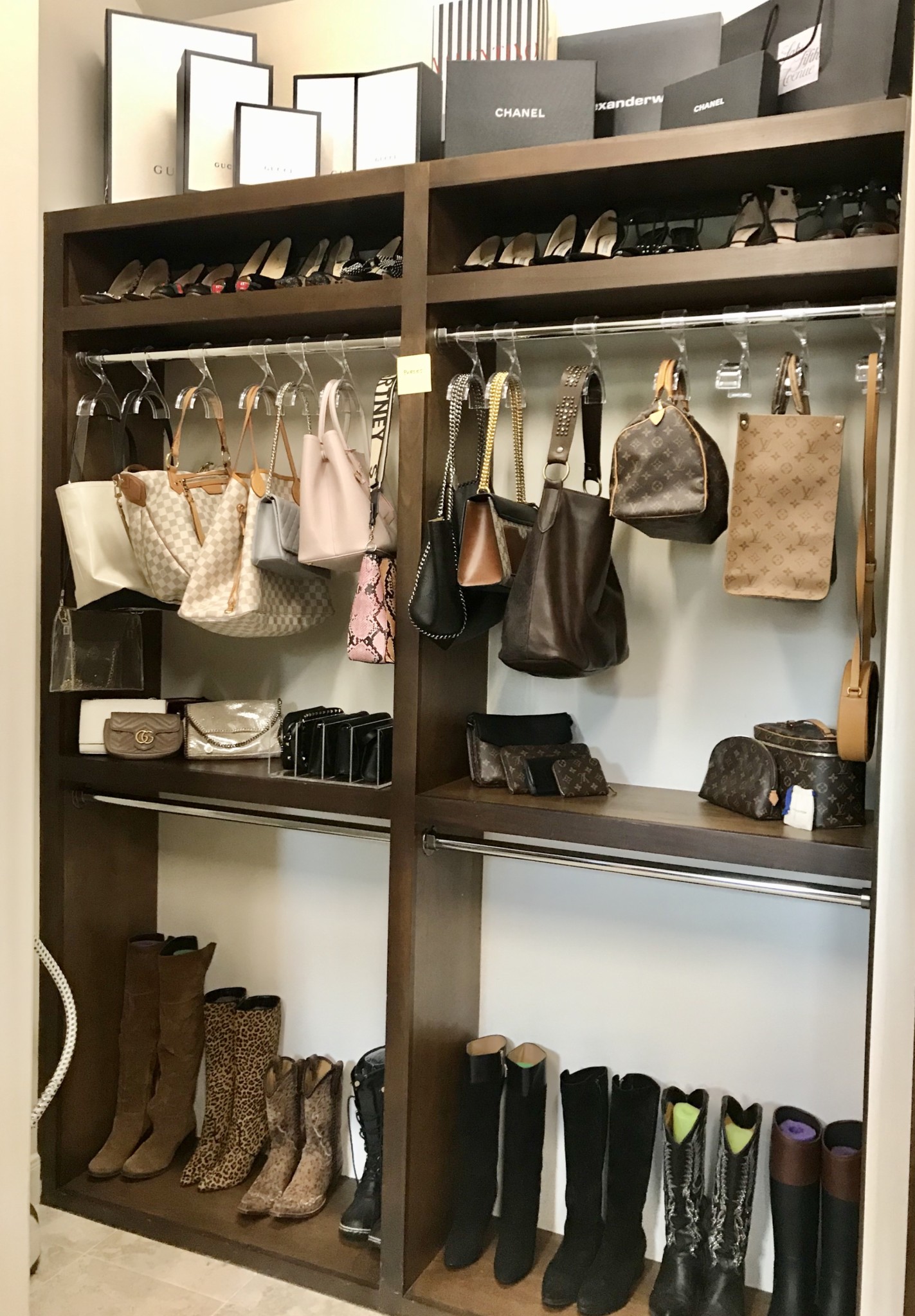 Houston Heights home organizing services - closet goals