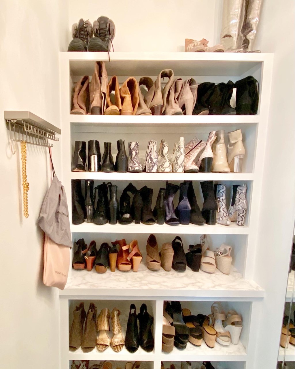 Bellaire home organizing services - shoe organization