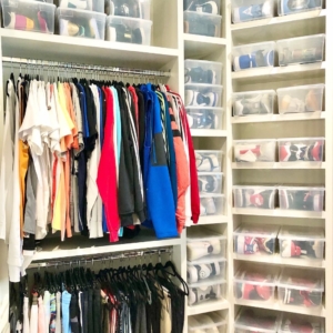 Cypress home organizing services - mens closet
