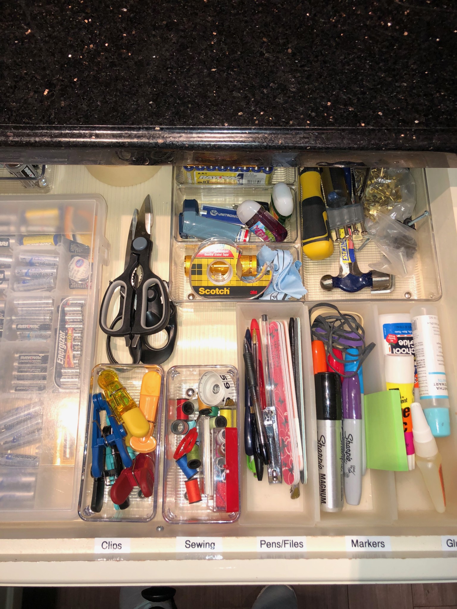 Cypress home organizing services - junk drawer after