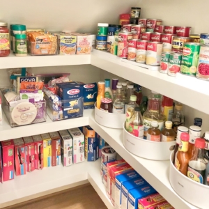 Memorial home organizing services - pantry organized