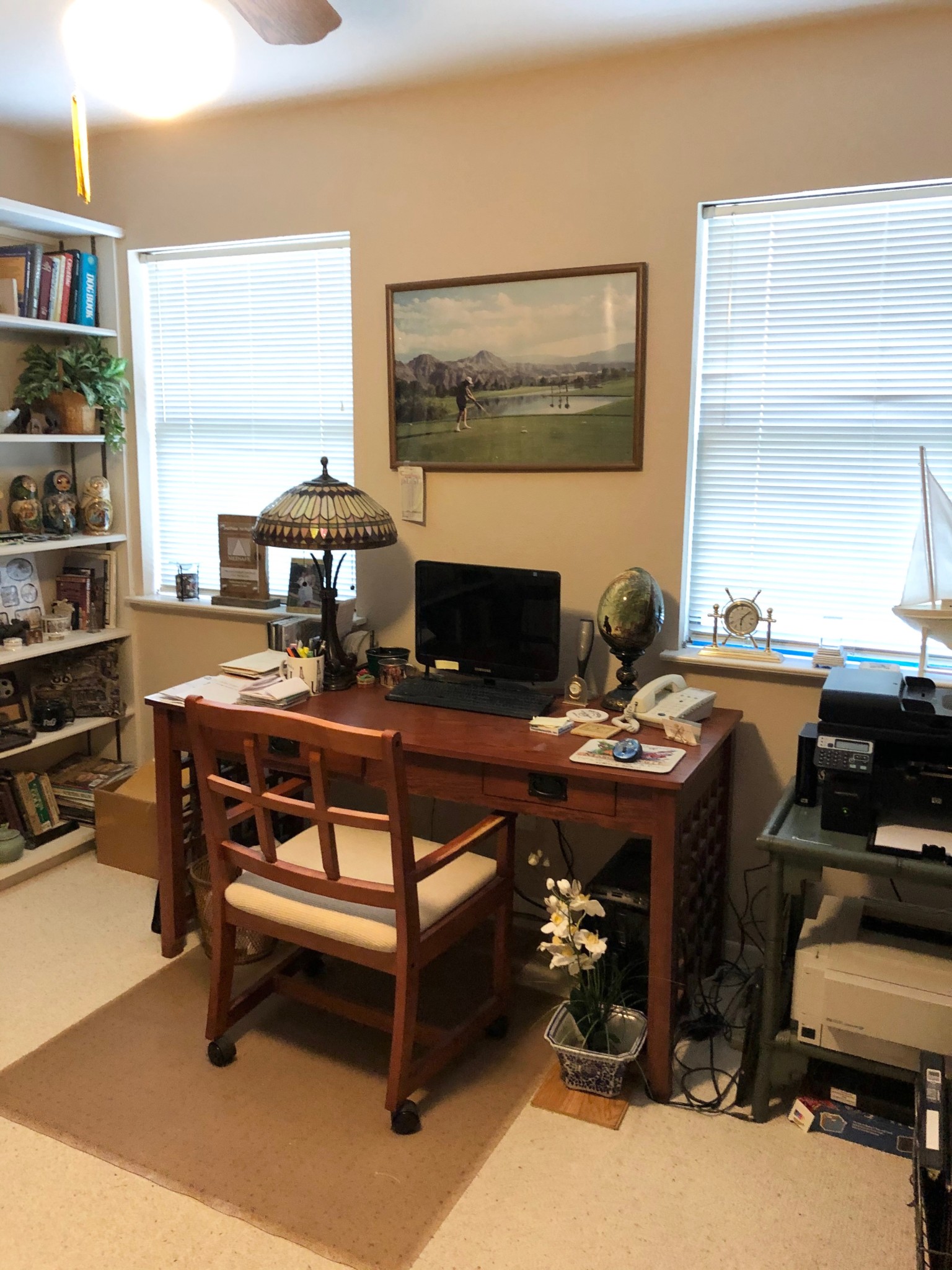 Memorial home organizing services - office before
