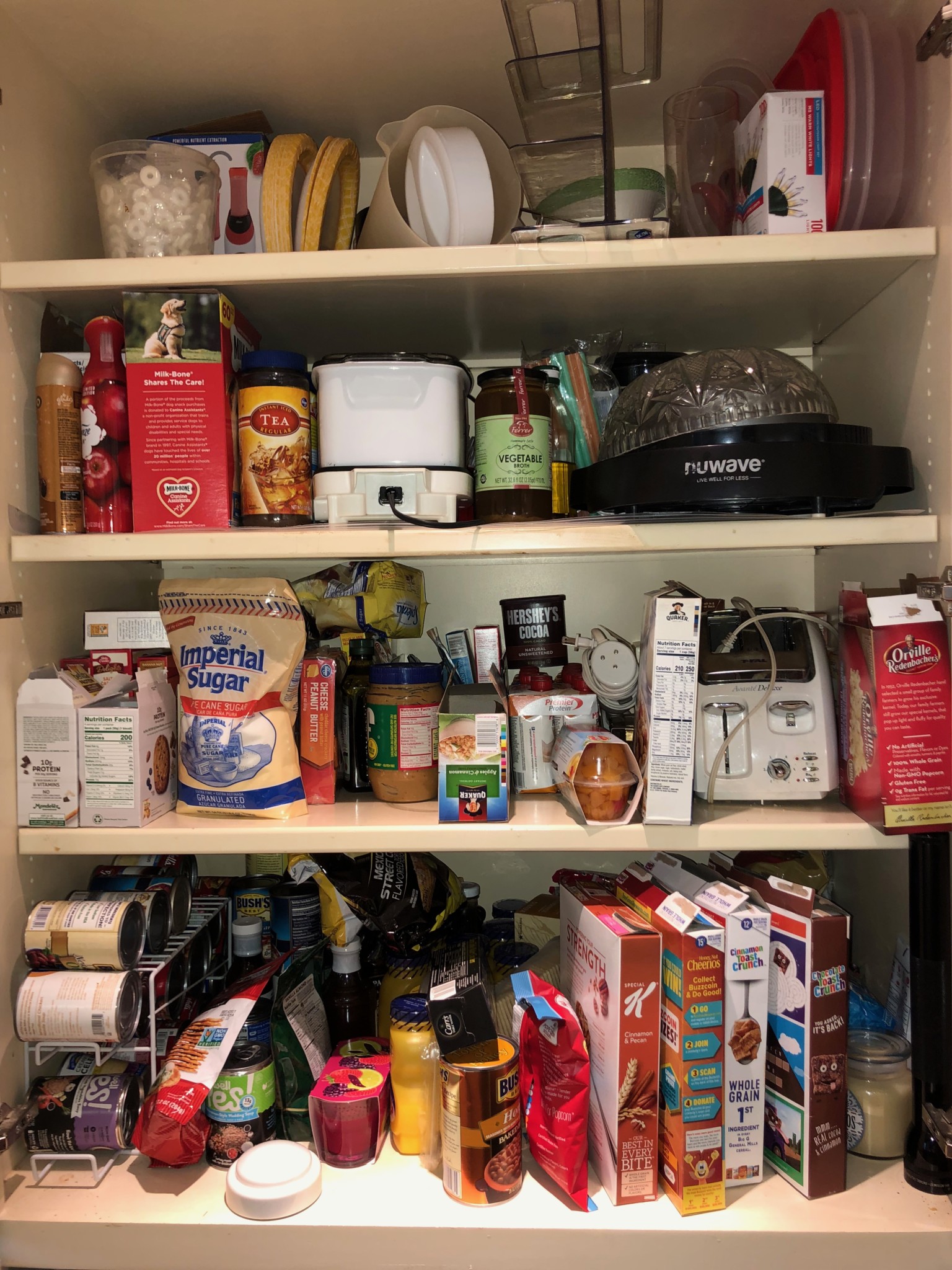 Katy home organizing services - deep pantry before