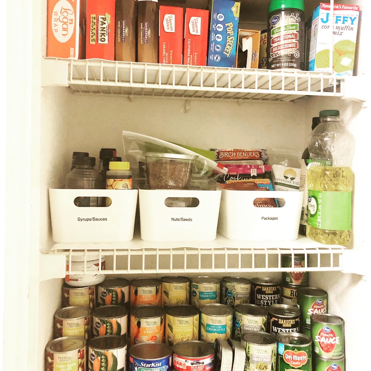 Oak Forest home organizing services - pantry after