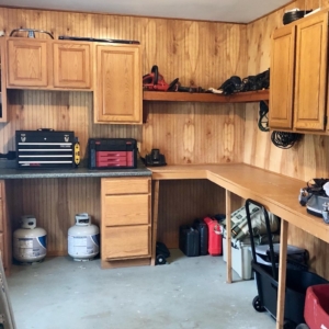 Shed after organizing