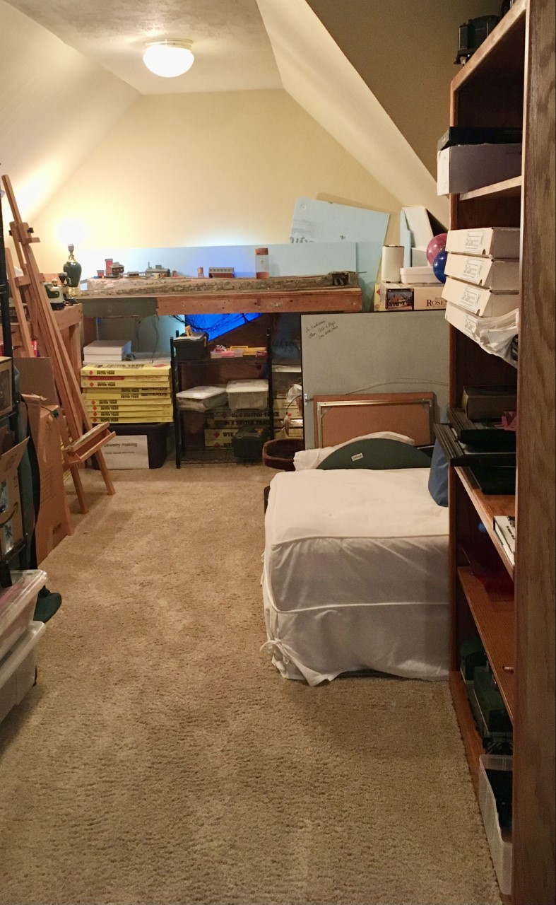 Tomball home organizing services - attic after