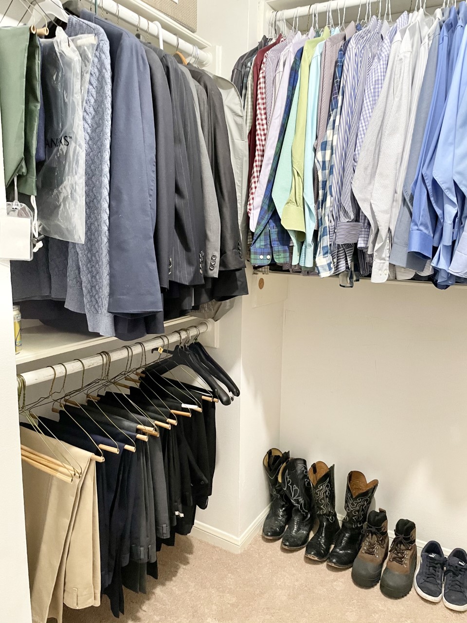 Houston home organizing services - closet after