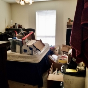Oak Forest home organizing services - room before