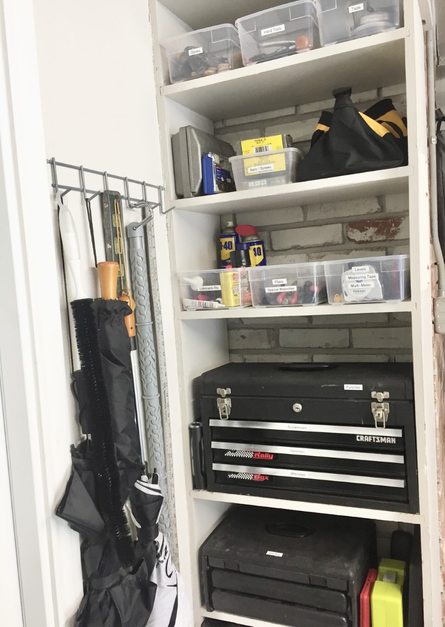 Tanglewood home organizing services - tools corner