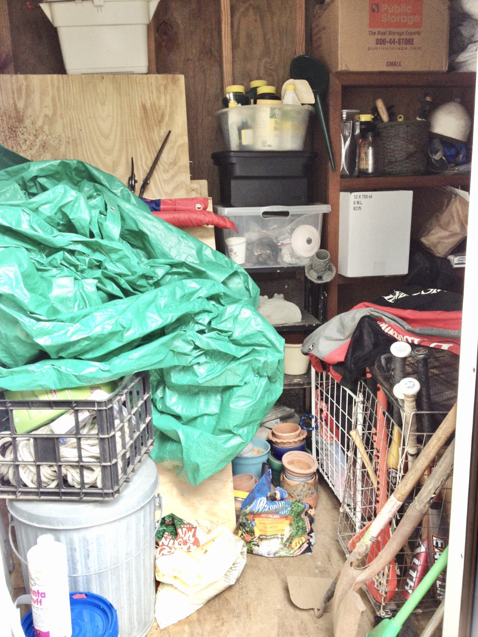 Oak Forest home organizing services - shed before