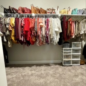 Houston home organizing services - closet after