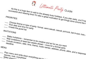 Ultimate Party Guide